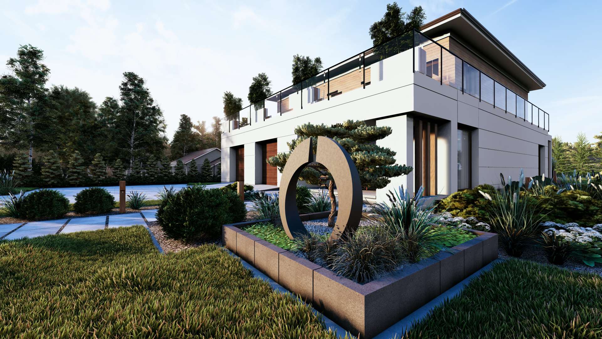 Projekt ogrodu w Boguchwale