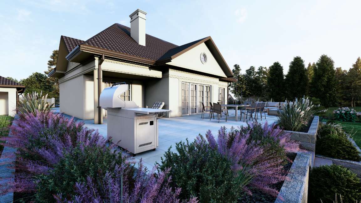 Projekt ogrodu w Błędowej Tyczyńskiej