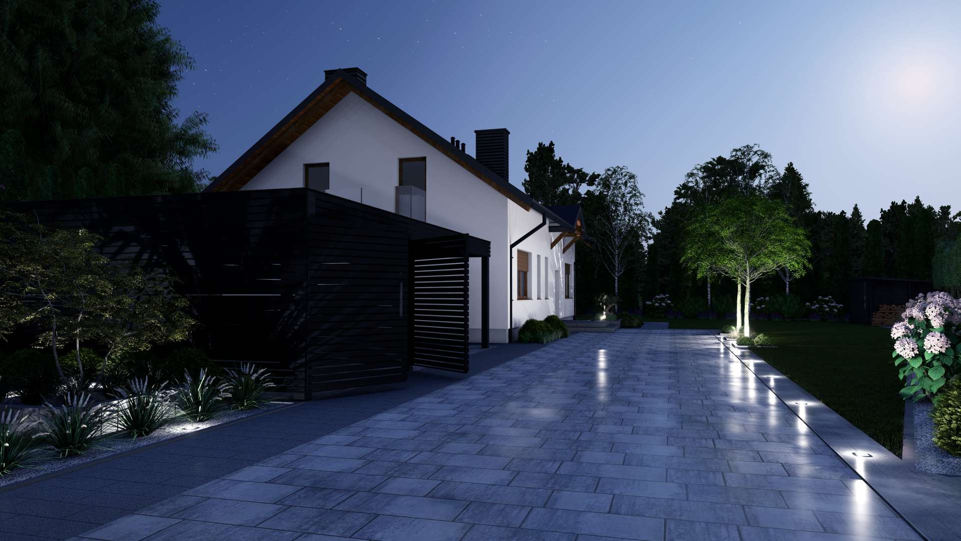 Projekt ogrodu w Soninie