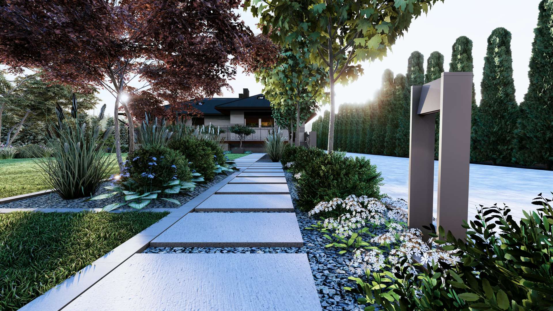 Projekt ogrodu w Wiązownicy