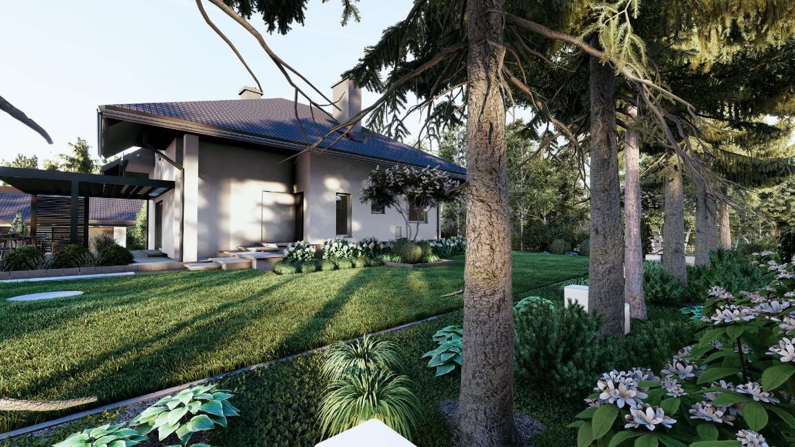 Projekt ogrodu w Wysokiej