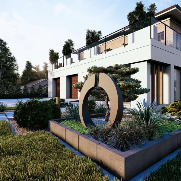 Projekt ogrodu w Boguchwale