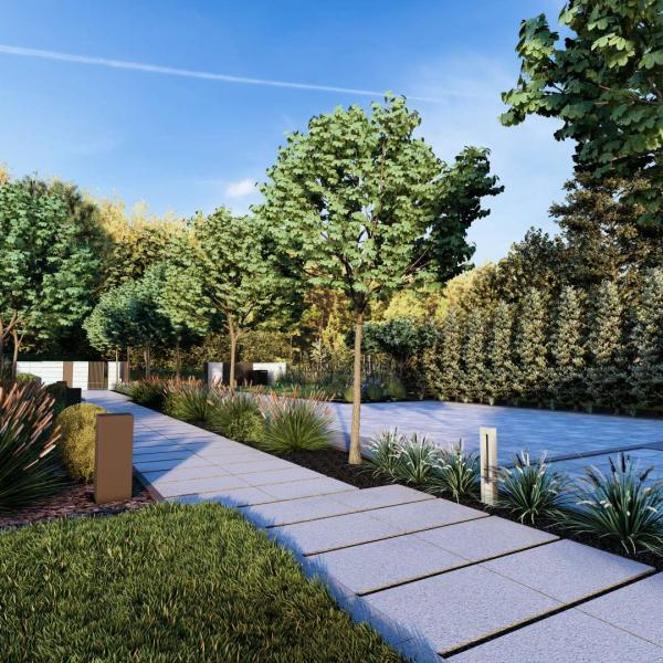 Projekt ogrodu w Głuchowie