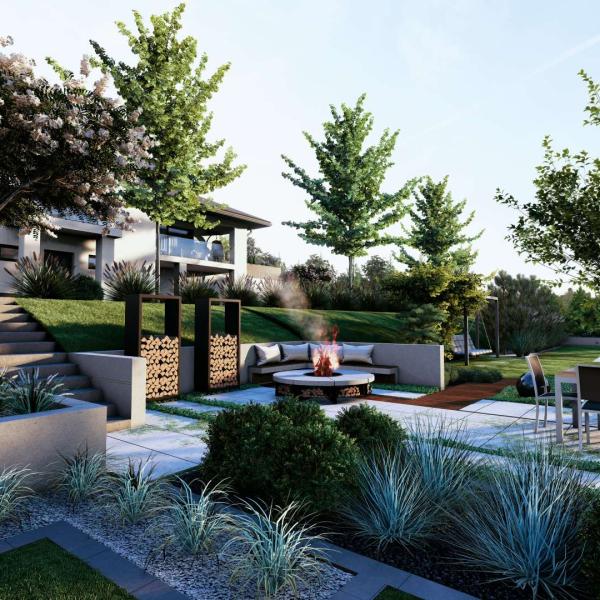 Projekt ogrodu w Łączkach